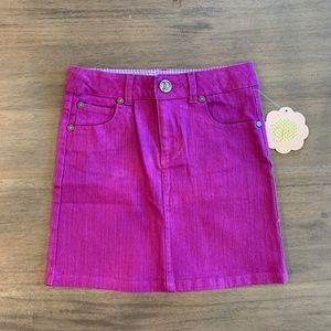 New Downeast Girl Purple Denim Adjustable Skirt